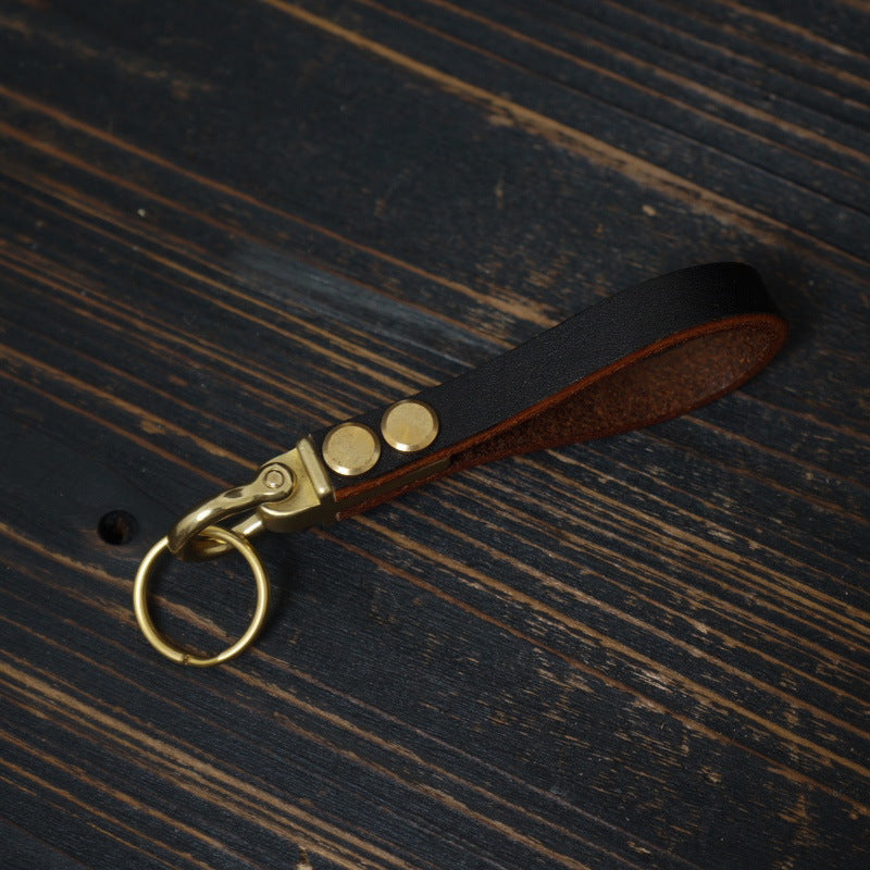 Extra-Thick Cowhide Keychain