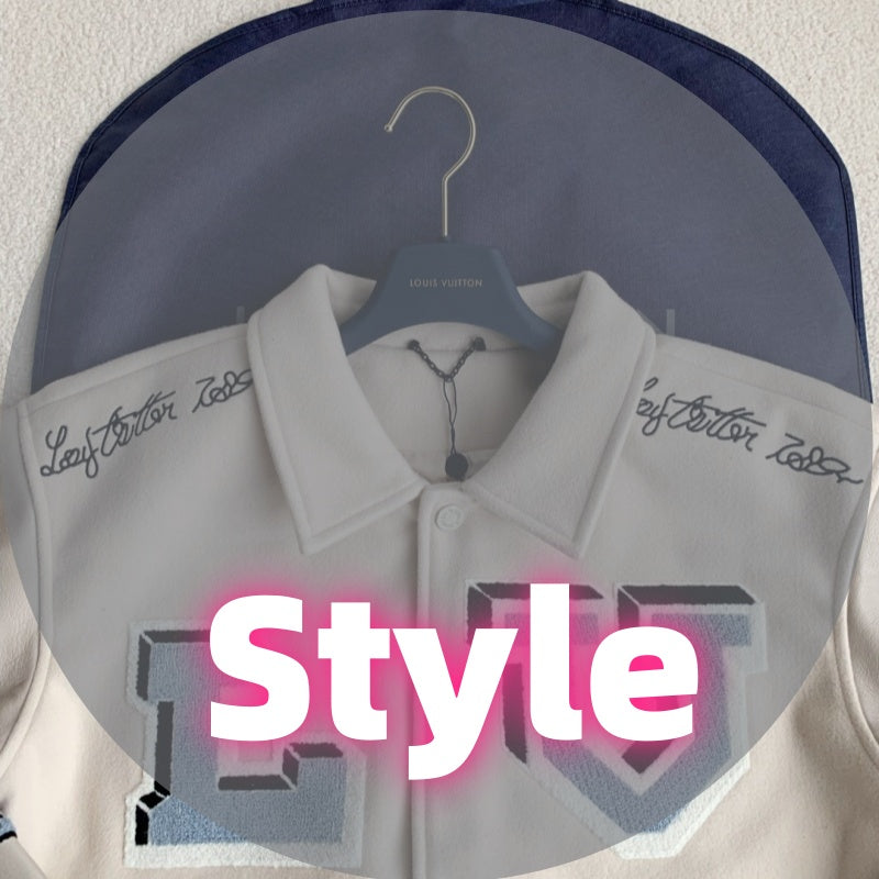 Classic-style baseball jacket