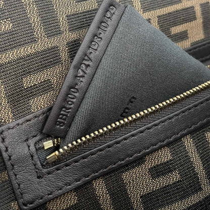 Jacquard Single-Shoulder Crossbody Bag (with Wide Printed Strap)