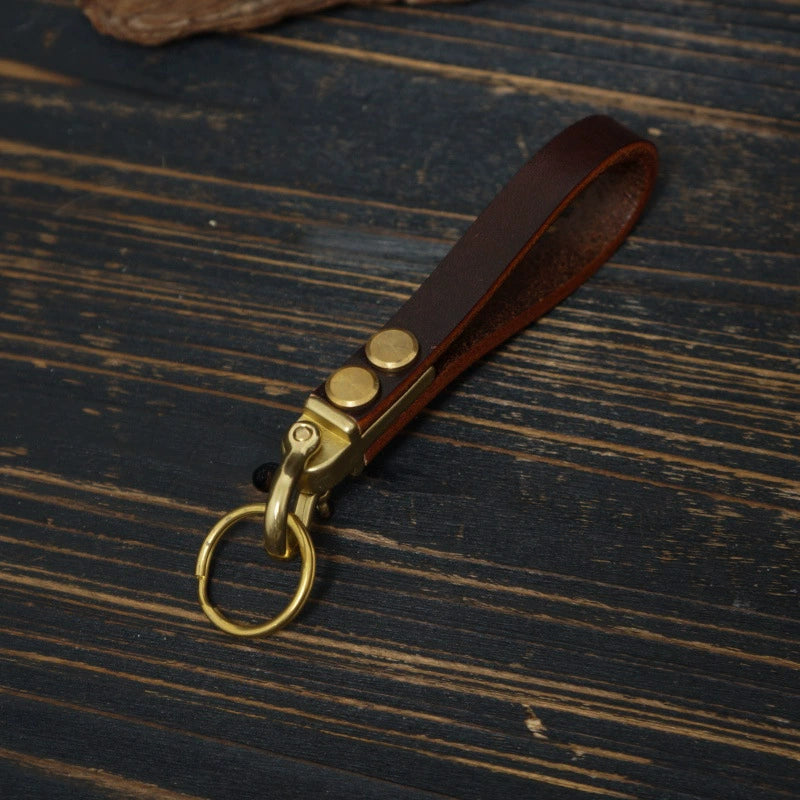 Extra-Thick Cowhide Keychain