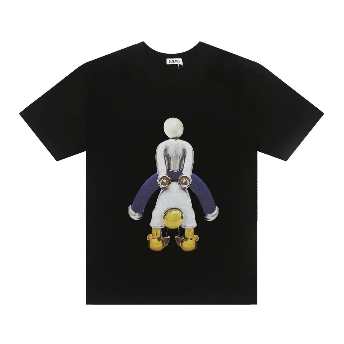 Men's Letter-Print T-Shirt – Casual